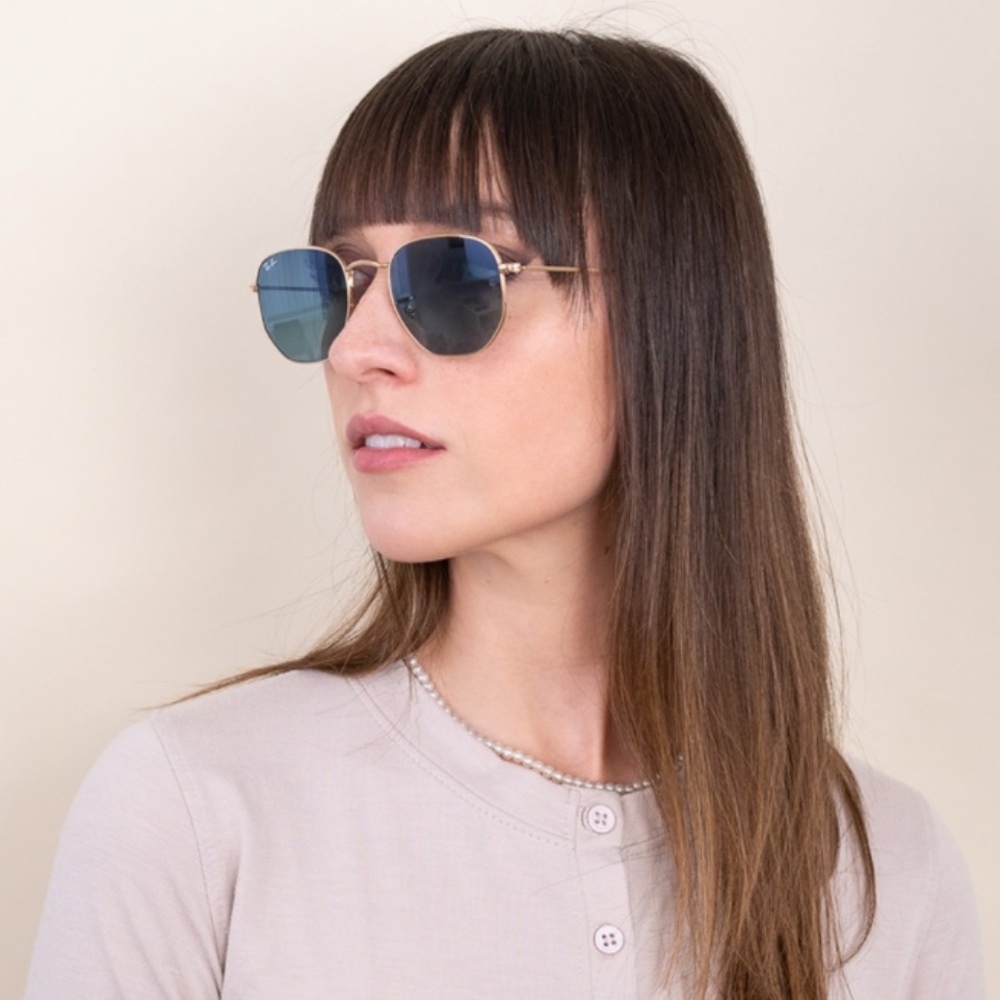 Ray-Ban Hexagonal Square Gradient Sunglasses #R07… - image 7